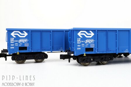 Fleischmann 830258 NS Open Bak Wagen Set Type Eanos Pijp Lines