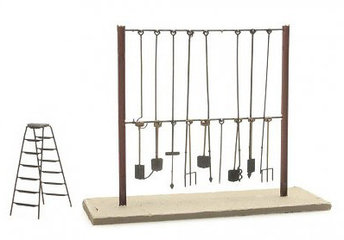 Station aankleding en toebehoren