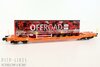 Fleischmann 6660084 SBB-WASCOSA Taschenwagen T5 met Offroad trailer