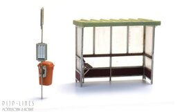 Artitec 387.454 NL Bushokje set 70s/80s-heden