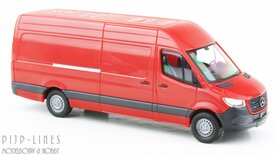 Busch 52601 Mercedes-Benz Sprinter lang Rood