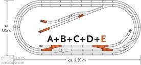 Roco 61104 geoLine railsset E