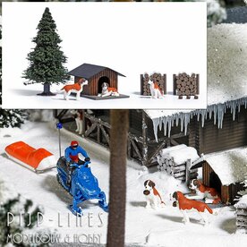 Busch 1198 Sint Bernards honden