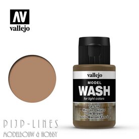 Vallejo 76514 Model Wash Donker bruin
