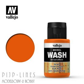 Vallejo 76507 Model Wash Donker roest