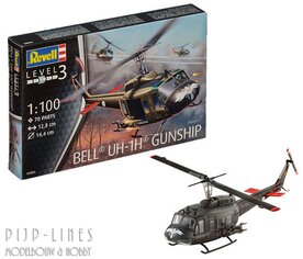 Revell-04983-Bell-UH-1H-Gunship-Helicopter-1:100
