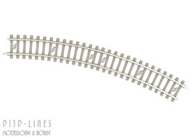Minitrix 14522 Gebogen betonrails R2 30&deg;