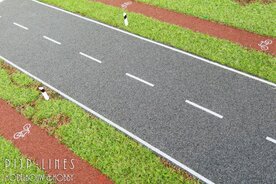 Busch-6033-Landweg met belijning H0
