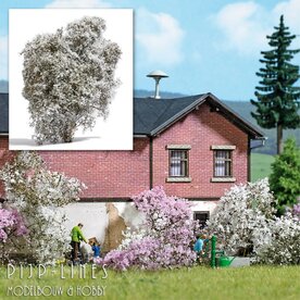 Busch 3585 Filigraan Strukgewas Witte bloemen