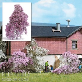 Busch 3587 Filigraan Strukgewas Paarse bloemen