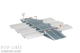 Roco 40022 Spoorwegovergang Roco-Line Rails