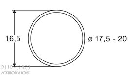 Roco 40077 Antislipband. Van 17 tot 20 mm AC