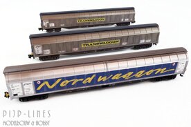 minitrix 18297 SJ/DB Nordwaggon/Transwaggon wagen set