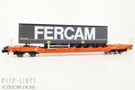 Fleischmann 6660040 SBB-WASCOSA Taschenwagen T5 met FERCAM trailer