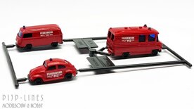 Wiking 093449 Brandweer voertuigen set