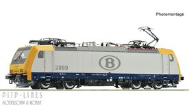 Roco 7500166 SNCB Elektrische Locomotief E186 TRAXX 2869 DC Analoog