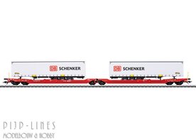 Marklin 47470 DB Wagen met dubbele kuil-bodem Sdggmrss 738