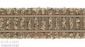 Busch 7127 Rail Ballast bruin mix