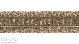 Busch 7126 Rail Ballast bruin mix