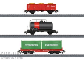 Marklin 44506 DB Cargo goederenwagen set
