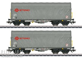 Marklin 47230 NL Ermewa Huifwagen set voor staalrollen Type Shimmns