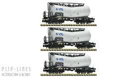 Fleischmann 6660171 Set knikketelwagons Type Zacns