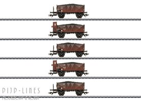 Marklin 46047 DR open bak wagons beladen met kolen