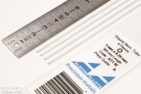Albion Alloys AT1M Aluminium buis. 1mm x 0.25mm x 0.5mm