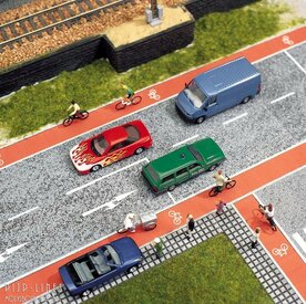 Busch-7082-Fietspaden-1:87