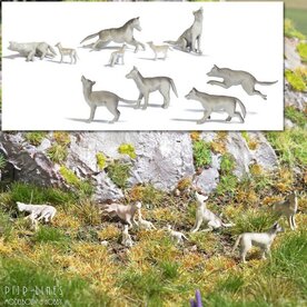 Busch-1193-Roedel-Wolven-1:87