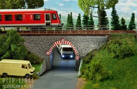Faller-120498-Stenen-Boogbrug-1:87