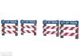 Artitec 387.362 NL Overweg hekken "LET OP TREIN"
