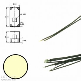Digikeijs DR60049 Warm Witte led aan draad (5 stuks)