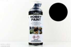 Vallejo 28012 Spuitbus grondverf Zwart 400ml