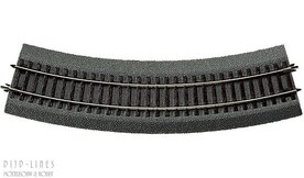 Roco 42523 Roco-Line met bedding Gebogen rails R3 30&deg;