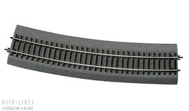 Roco 42528 Roco-Line met bedding Gebogen rails R10 15&deg;