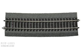 Roco 42530 Roco-Line met bedding Gebogen rails R20 5&deg;