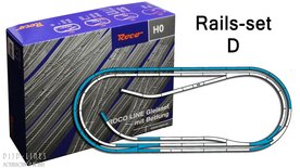 Roco 42022 Roco Line met bedding. Rails set D