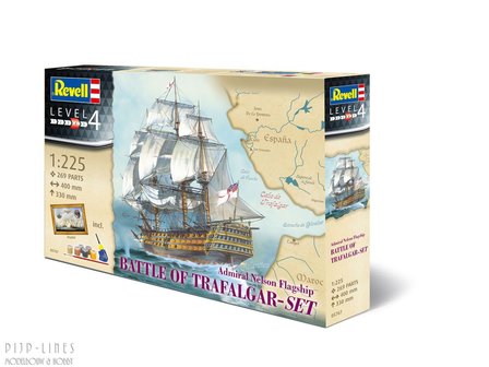 Revell 05767 Geschenkset &quot;BATTLE OF TRAFALGAR&quot; 1:225