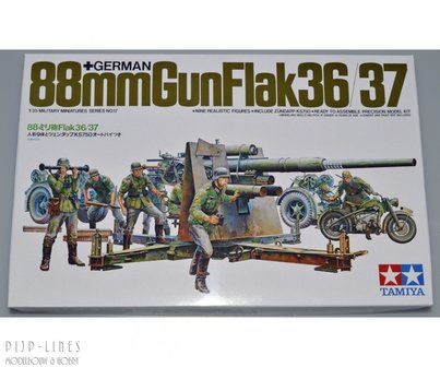 Tamiya 35017 German 88mm Gun FLAK 35/36 1:35