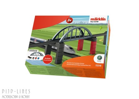 Marklin 72218 M&auml;rklin my world set bouwstenen viaductspoorwegbrug
