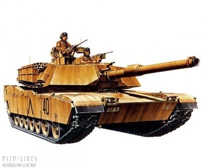 Tamiya 35156 US MBT M1A1 Abrams 1:35