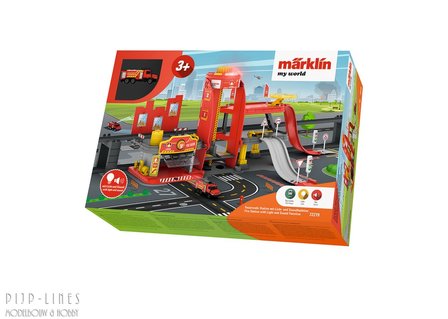 Marklin 72219 Marklin my world - brandweerkazerne met licht- en geluidsfuncties