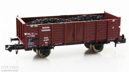 Fleischmann 820803 DRB open bak wagon set beladen met kolen