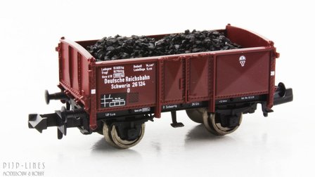 Fleischmann 820803 DRB open bak wagon set beladen met kolen