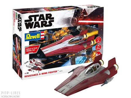 Revell 06770 Resistance A-wing Fighter, red