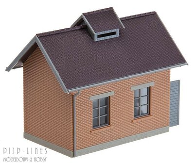 Faller 120139 Compressorhuis, met vlampijp&shy;reiniger, rakelijzerstellage1:87