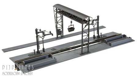 Faller 120149 Ontslakkingsinstallatie met bokkraan 1:87
