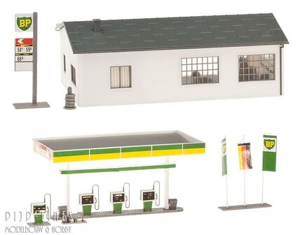 Faller 130345 Pompstation met servicegebouw 1:87