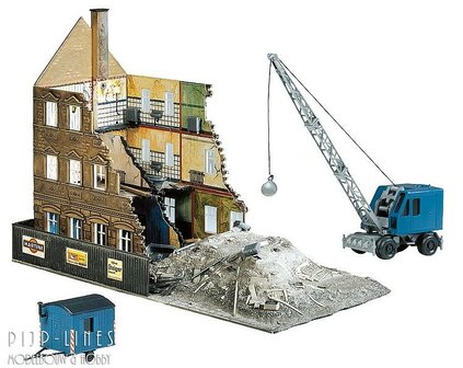 Faller 130466 Afbraakpand met dragline 1:87